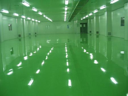 Self-leveling epoxy floor paint